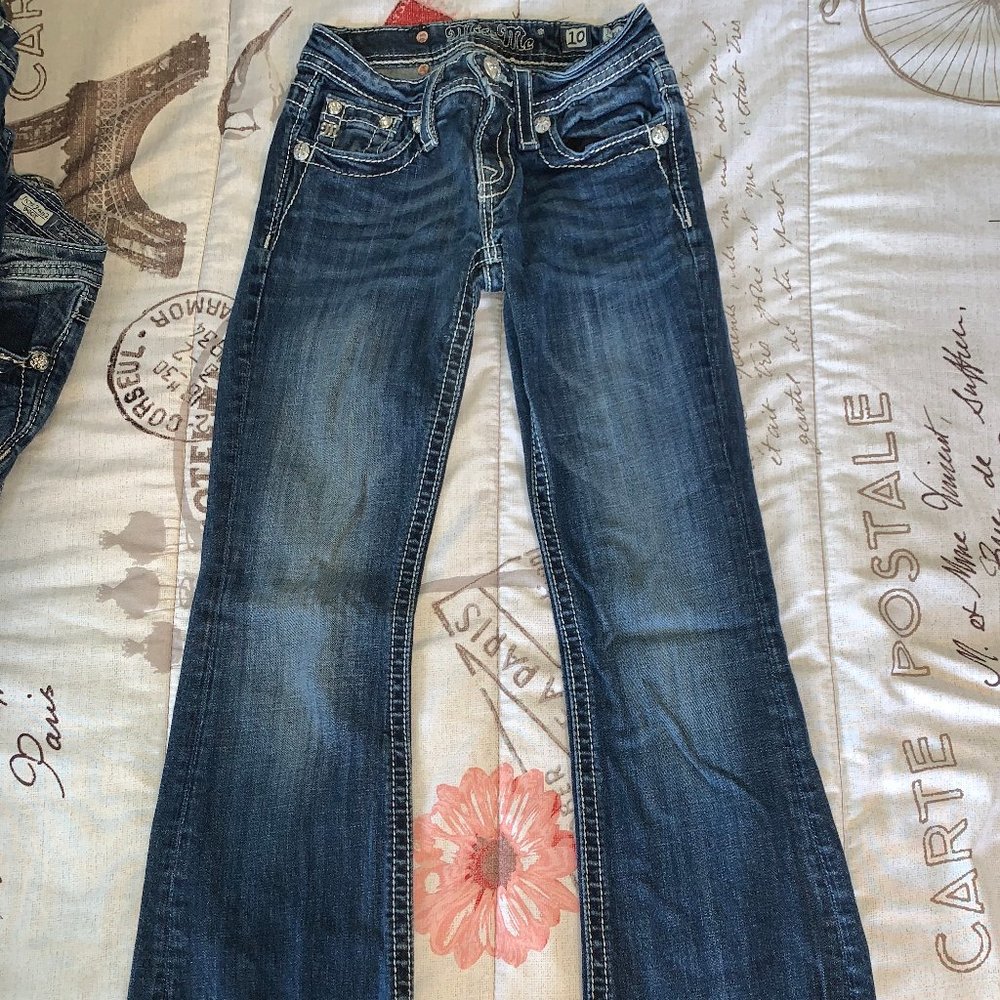 COPY - Size 10 - MissMe Fleur De Lis BootCut